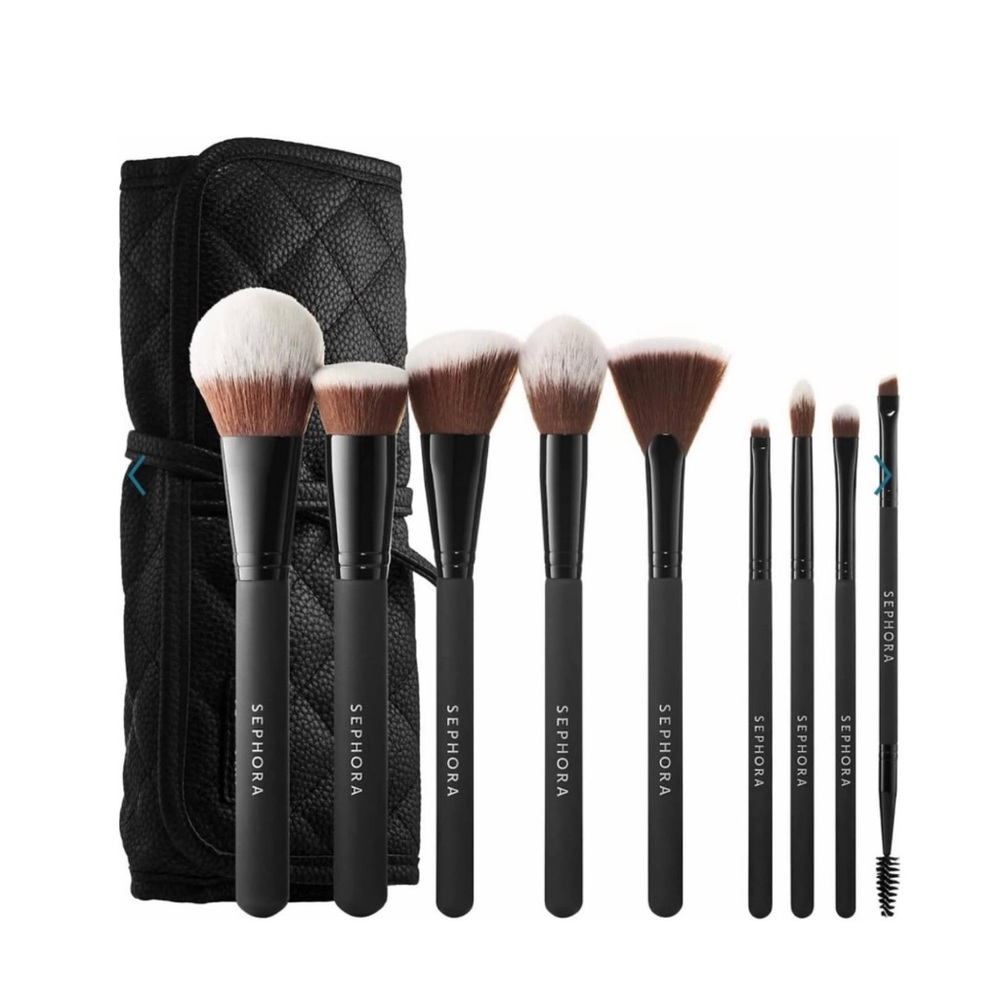 NWT Sephora Collection Ready To Roll Brush 10 Piece Set